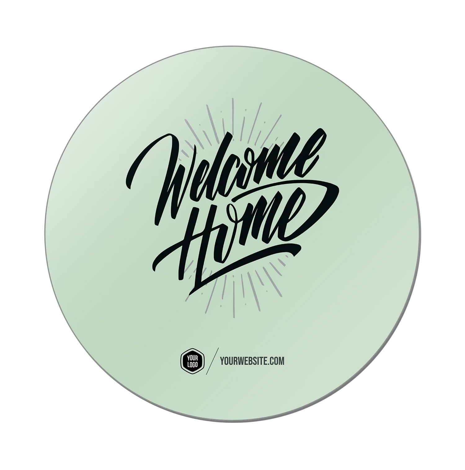 Welcome Home (Script) — Classic Popsigns