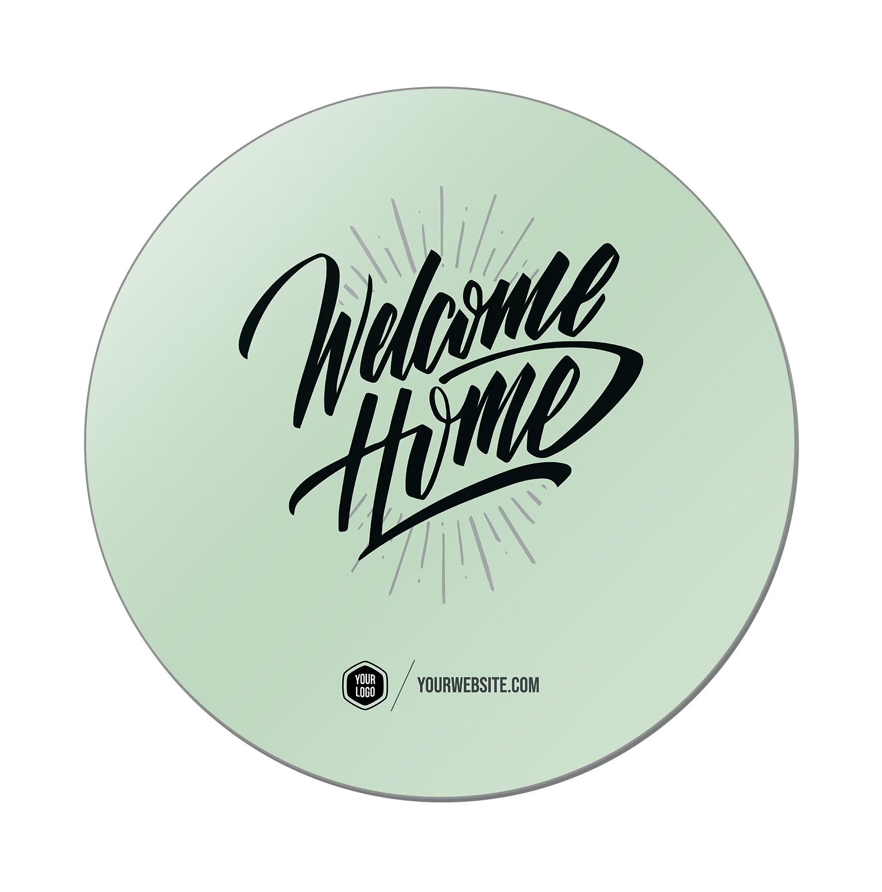 Welcome Home (Script) — Classic Popsigns
