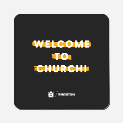 Welcome To Church! - Classic Shape Preview