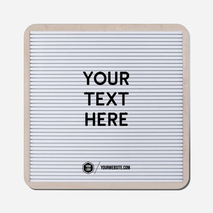 Your Text Here - Classic Shape Preview